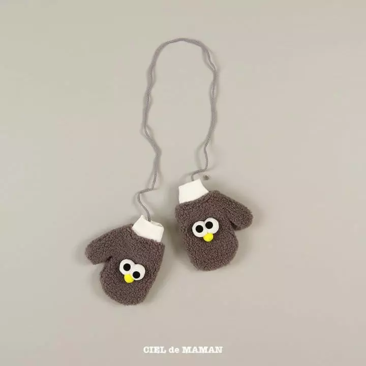 Ciel De Maman - Korean Children Fashion - #kidsstore - Big Eyes Mittens - 5
