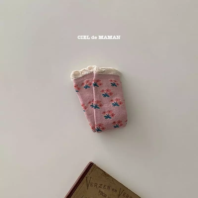 Ciel De Maman - Korean Children Fashion - #Kfashion4kids - Pokdak Flower Socks - 4