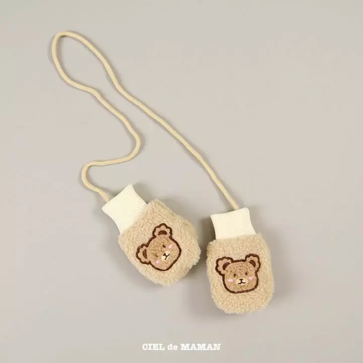 Ciel De Maman - Korean Children Fashion - #littlefashionista - Bear Mittens - 9