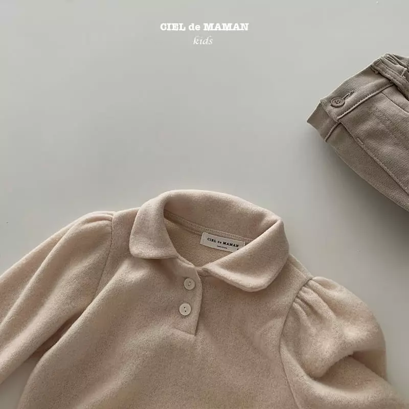 Ciel De Maman - Korean Children Fashion - #magicofchildhood - Circle Collar Tee - 9