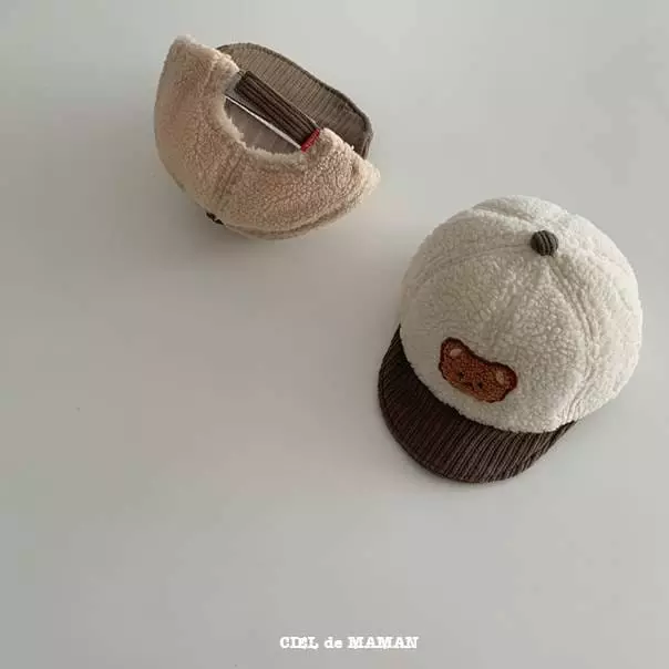 Ciel De Maman - Korean Children Fashion - #prettylittlegirls - Bbogle Bear Cap - 3