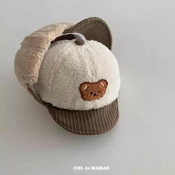 Ciel De Maman - Korean Children Fashion - #prettylittlegirls - Bbogle Bear Cap - 4
