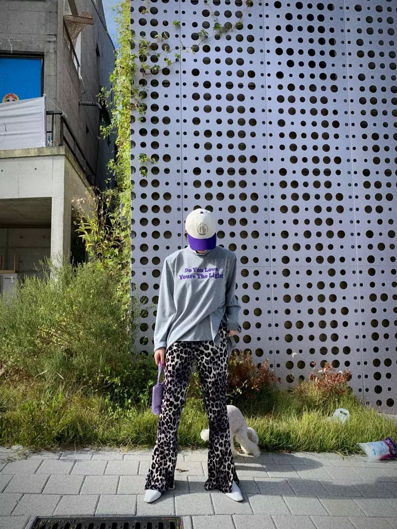 Clode - Korean Women Fashion - #momslook - Leopard Slit Pants - 9