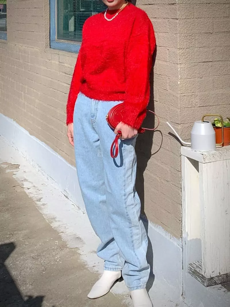 Clode - Korean Women Fashion - #momslook - Slit Jeans - 10