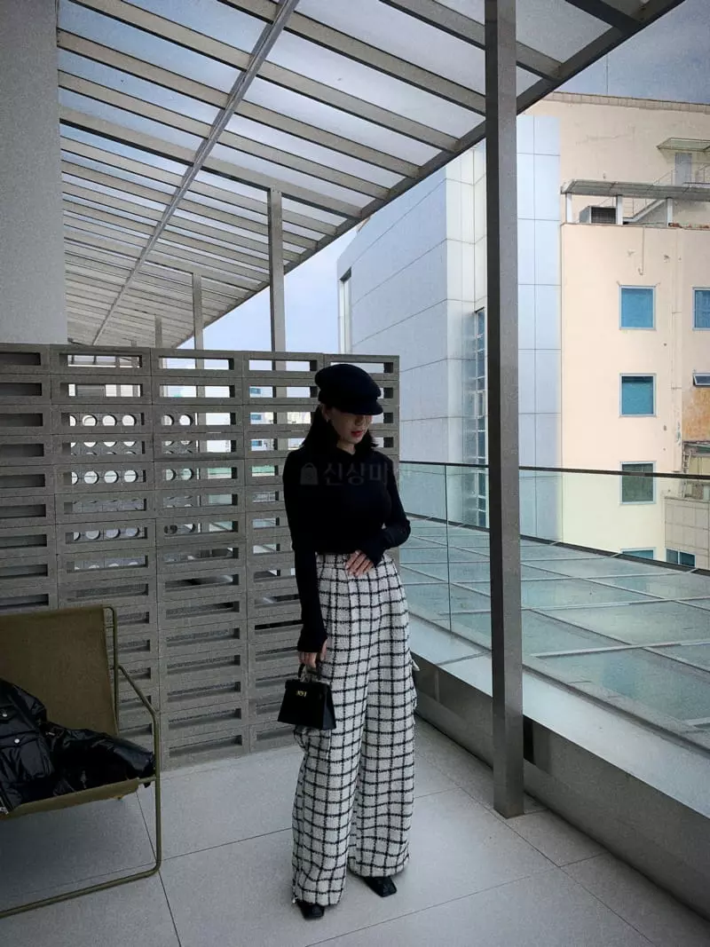Clode - Korean Women Fashion - #momslook - Candy Check Pants - 10