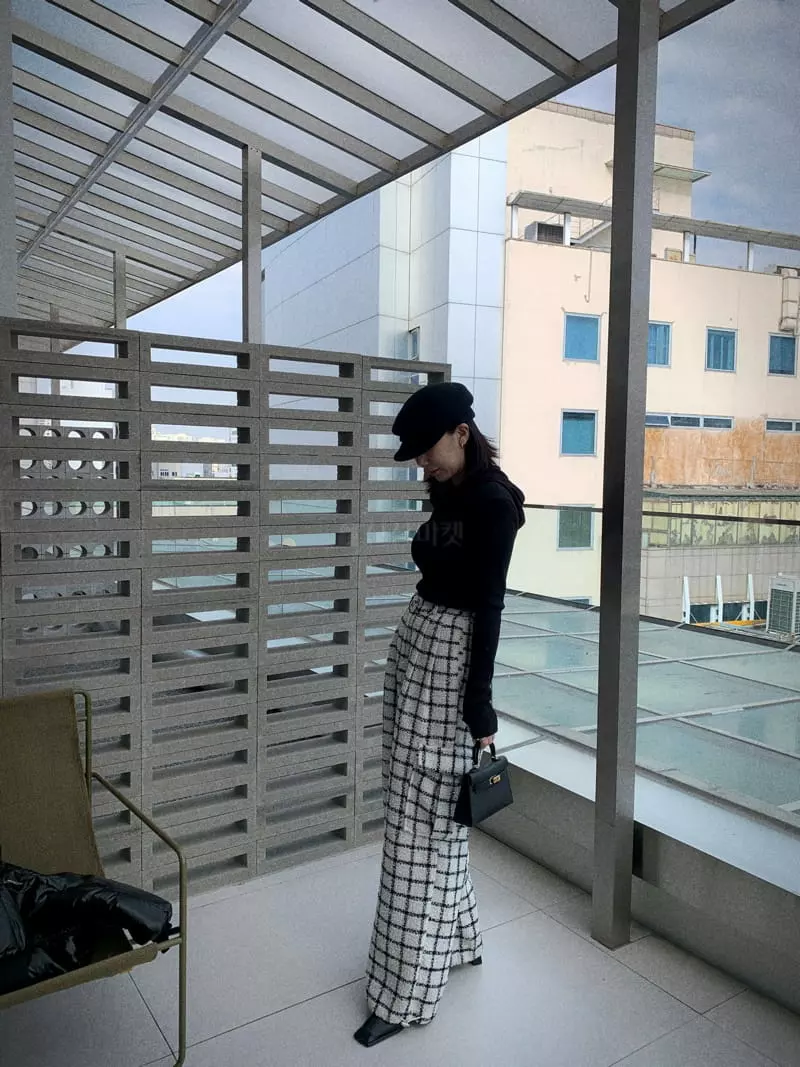 Clode - Korean Women Fashion - #momslook - Candy Check Pants - 12