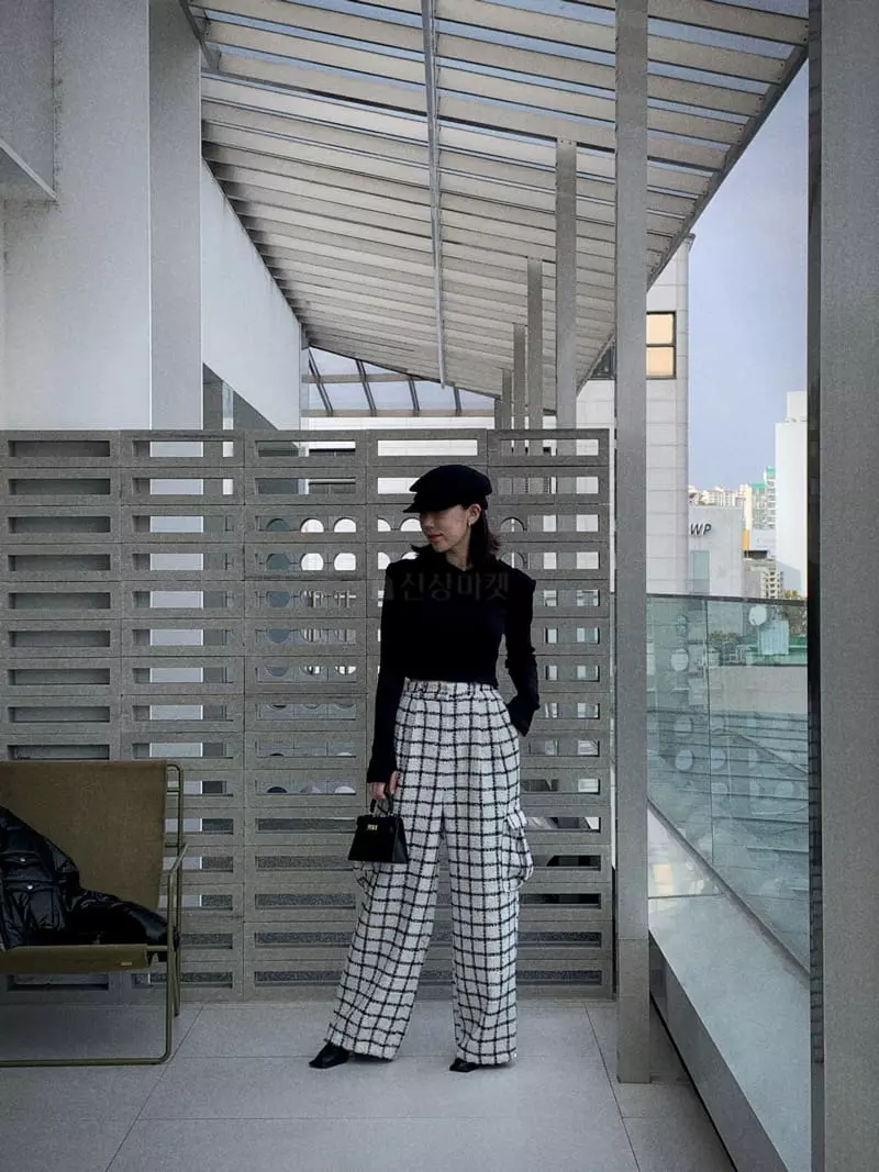 Clode - Korean Women Fashion - #momslook - Candy Check Pants - 8