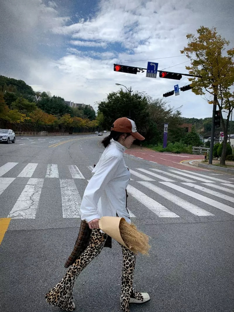 Clode - Korean Women Fashion - #shopsmall - Leopard Slit Pants - 6