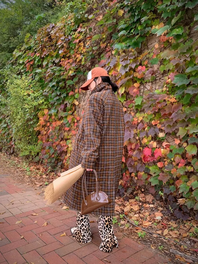 Clode - Korean Women Fashion - #vintageinspired - Leopard Slit Pants