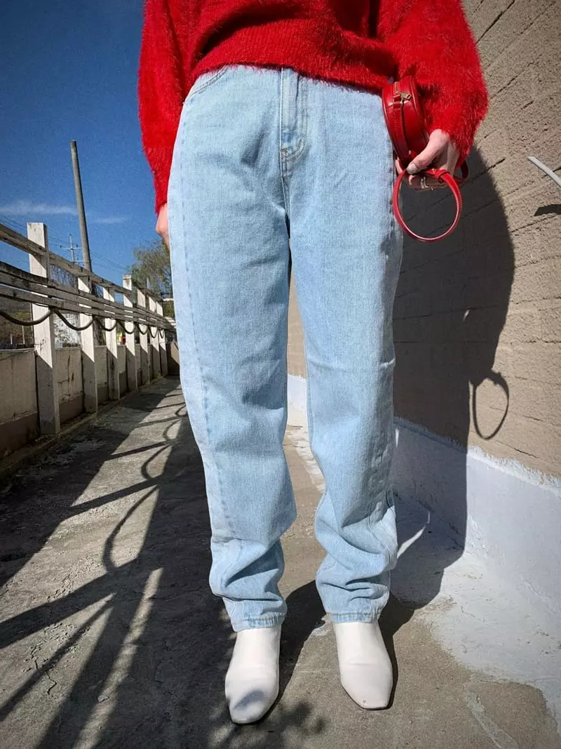 Clode - Korean Women Fashion - #womensfashion - Slit Jeans - 11