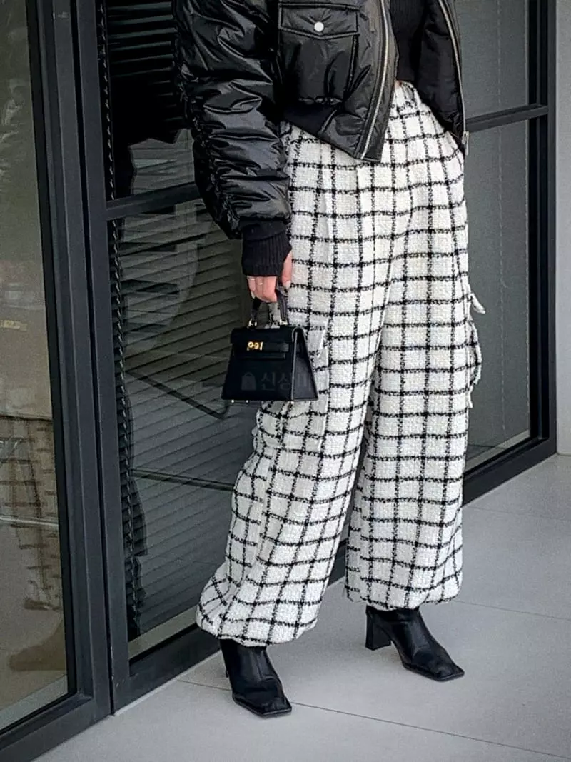 Clode - Korean Women Fashion - #womensfashion - Candy Check Pants - 5