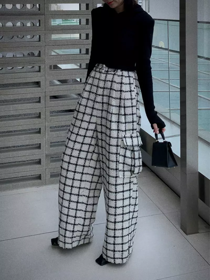 Clode - Korean Women Fashion - #womensfashion - Candy Check Pants - 9