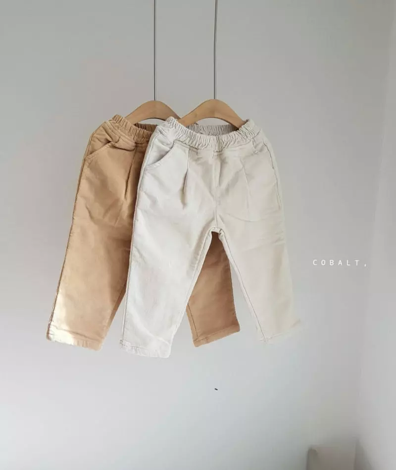 Cobalt - Korean Children Fashion - #Kfashion4kids - Rib Fleece Pants