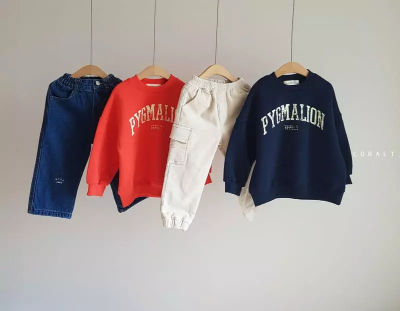 Cobalt - Korean Children Fashion - #Kfashion4kids - Pigment Mallion Sweatshirt - 10