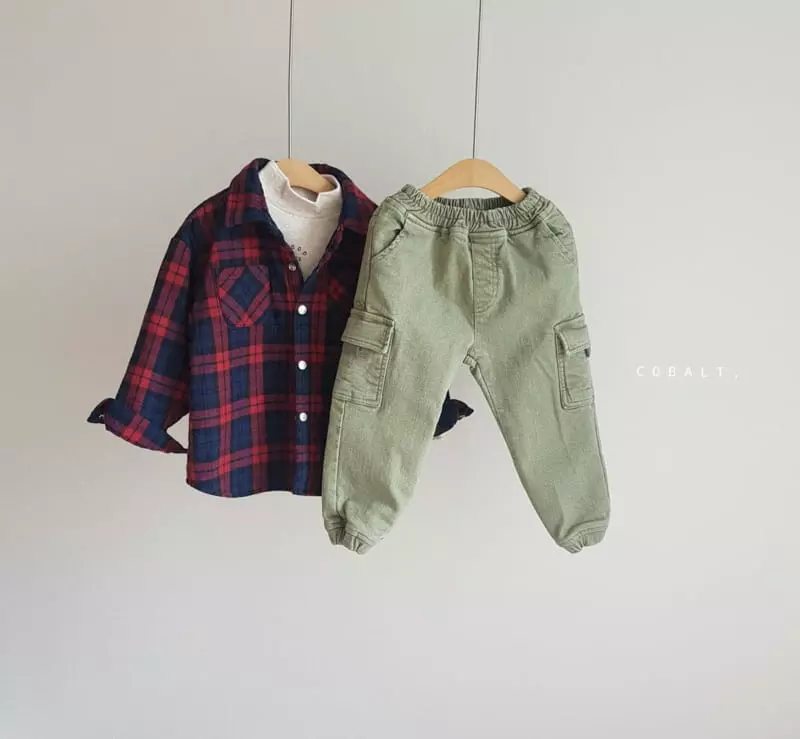 Cobalt - Korean Children Fashion - #Kfashion4kids - Pigment Cargi Pants - 9