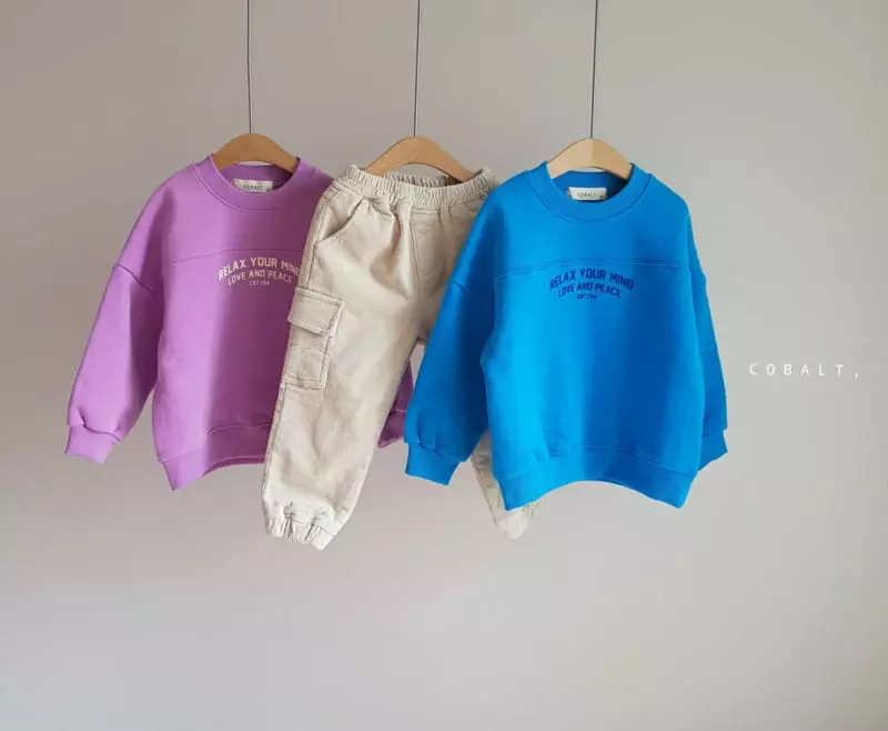 Cobalt - Korean Children Fashion - #kidzfashiontrend - Relaxe Sweatshirt - 4