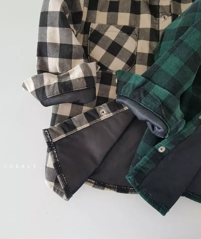 Cobalt - Korean Children Fashion - #childofig - Rib Padding Jacket - 8