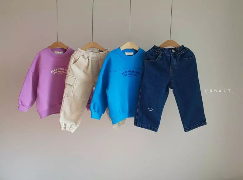 Cobalt - Korean Children Fashion - #childofig - Relaxe Sweatshirt - 12