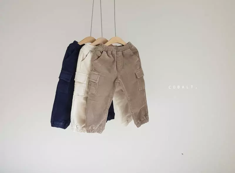 Cobalt - Korean Children Fashion - #childofig - Rib Fleece Pants - 6