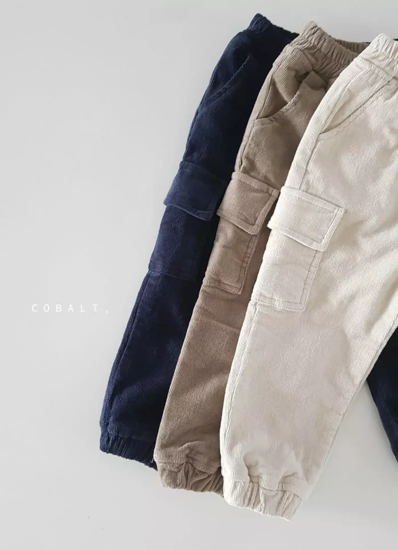 Cobalt - Korean Children Fashion - #childrensboutique - Rib Fleece Pants - 7