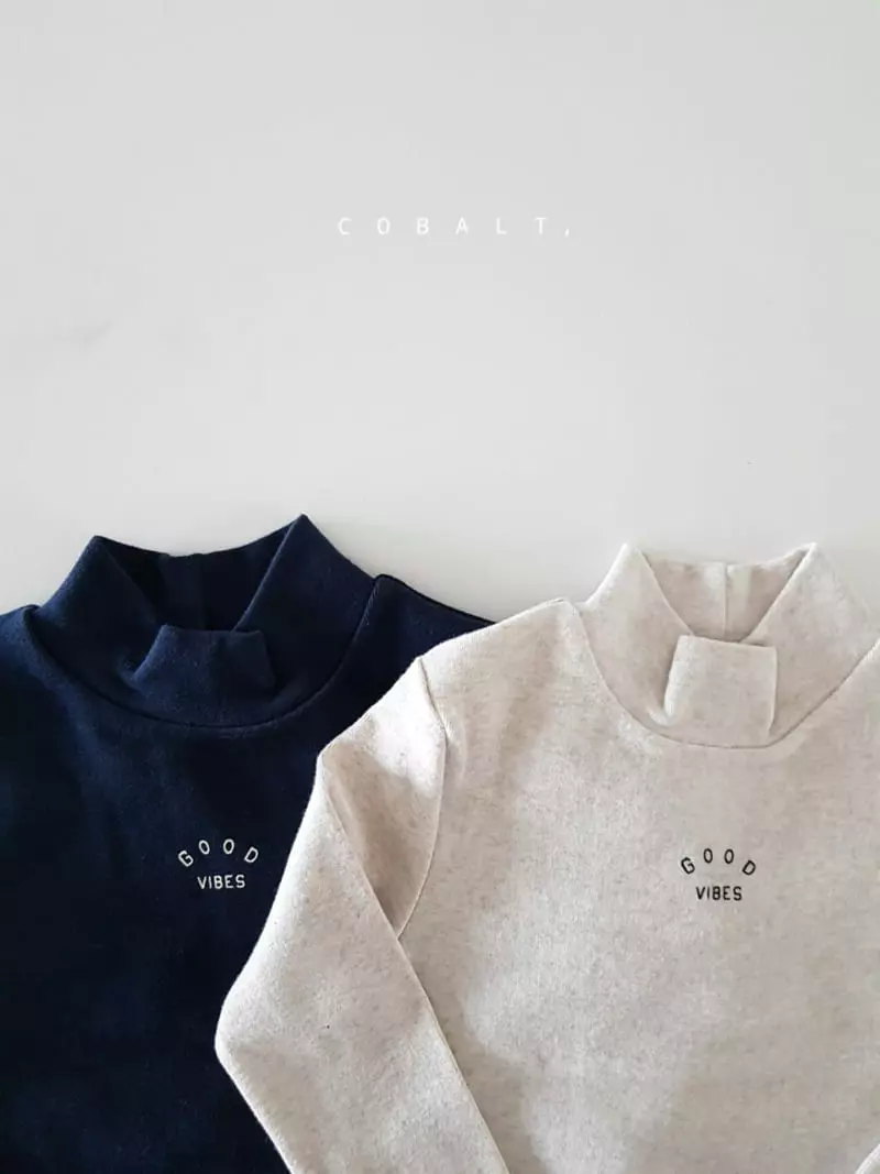 Cobalt - Korean Children Fashion - #designkidswear - Good Turtleneck Tee - 8