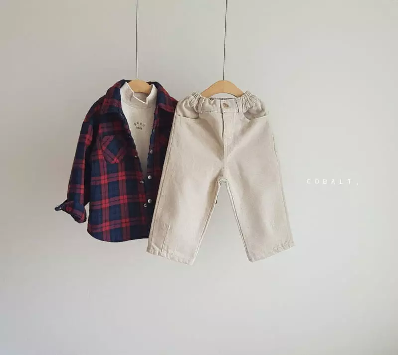 Cobalt - Korean Children Fashion - #designkidswear - Pigment Dark Pants - 5