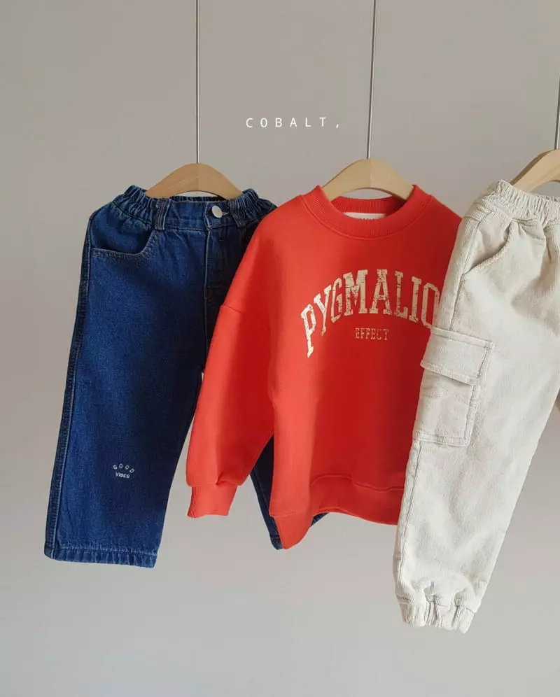 Cobalt - Korean Children Fashion - #childrensboutique - Pigment Mallion Sweatshirt - 4