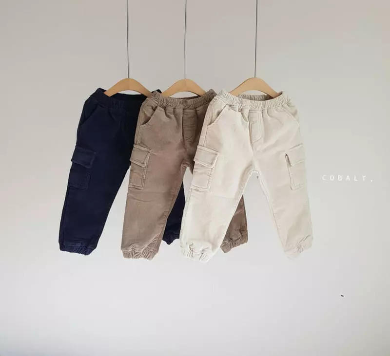 Cobalt - Korean Children Fashion - #discoveringself - Rib Fleece Pants - 9