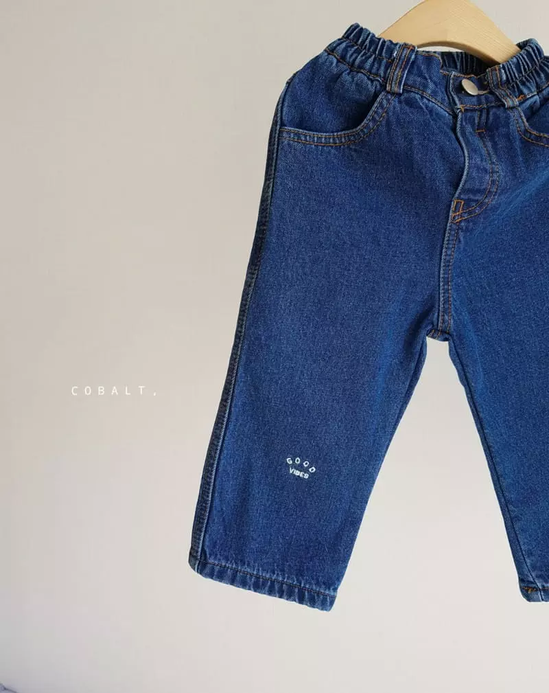 Cobalt - Korean Children Fashion - #fashionkids - Good Embrodiery Jeans
