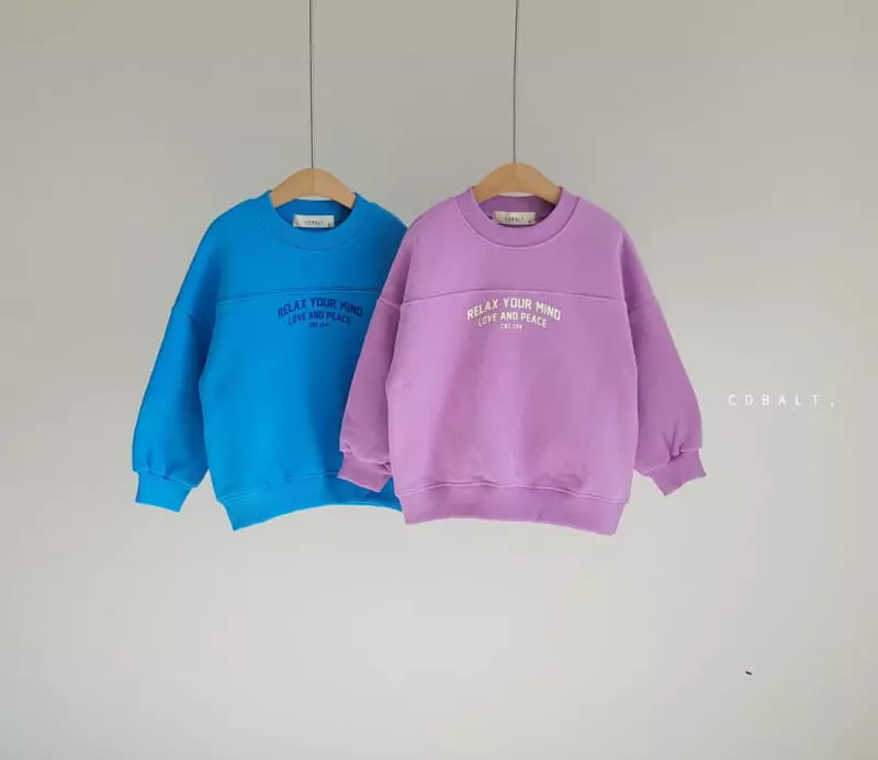 Cobalt - Korean Children Fashion - #kidsshorts - Relaxe Sweatshirt