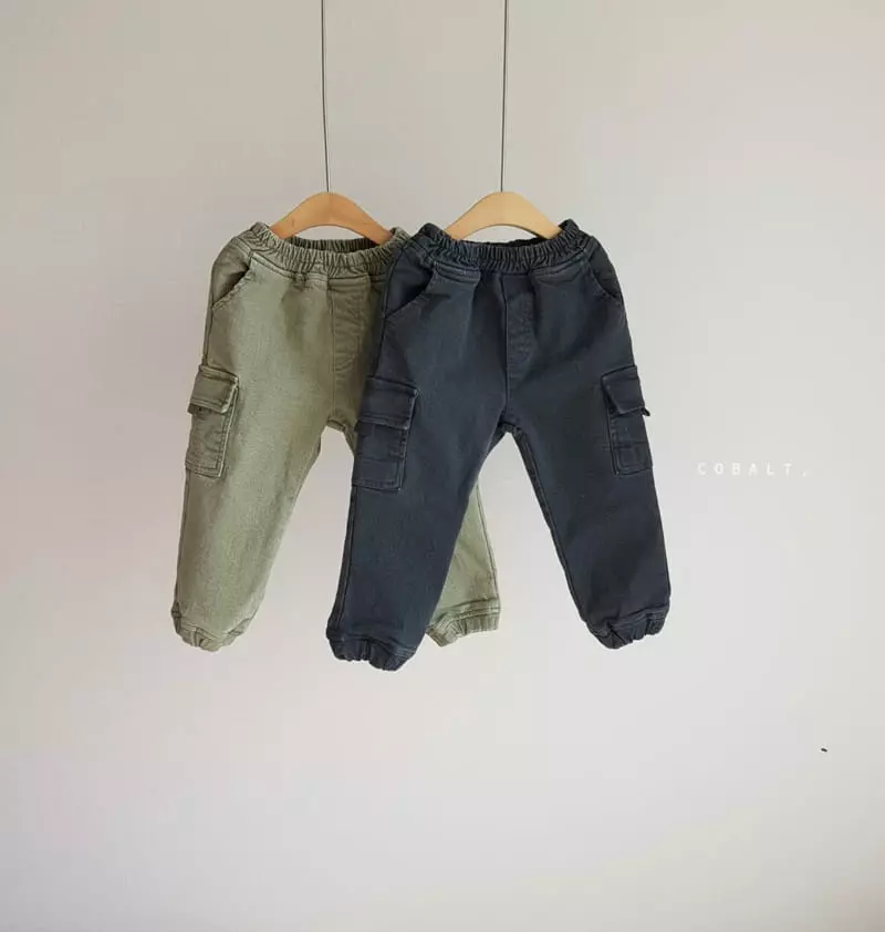Cobalt - Korean Children Fashion - #kidzfashiontrend - Pigment Cargi Pants - 8