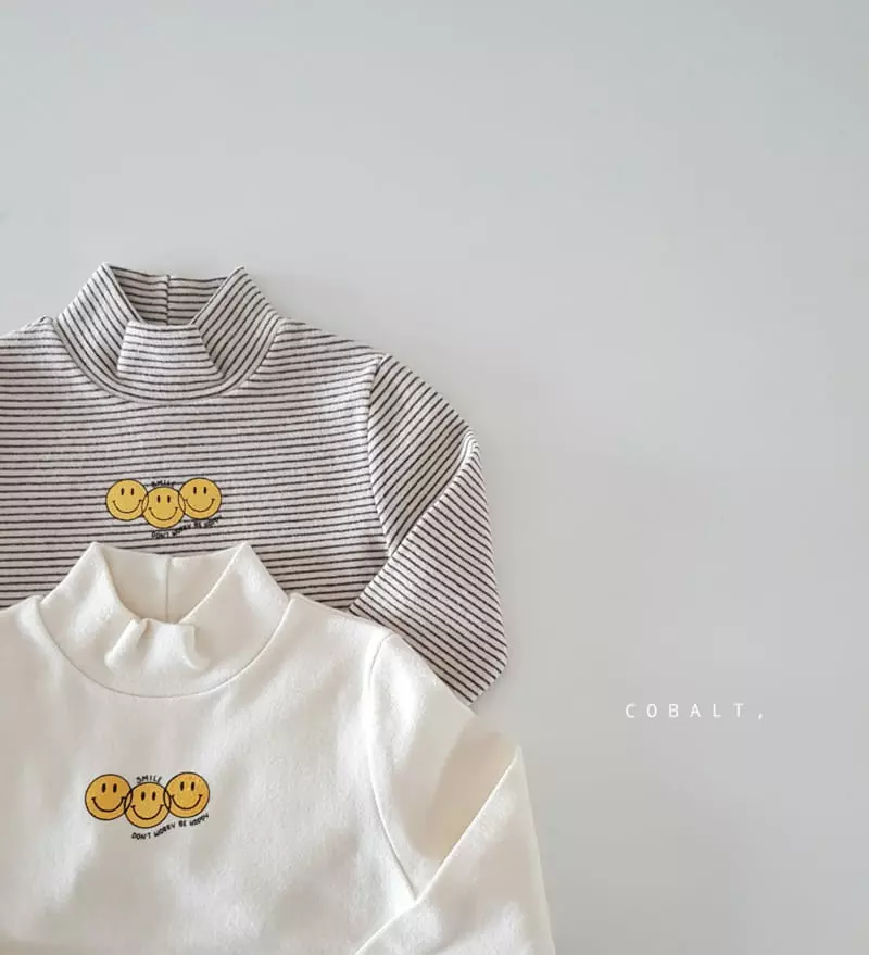 Cobalt - Korean Children Fashion - #kidzfashiontrend - Three Turtleneck Tee