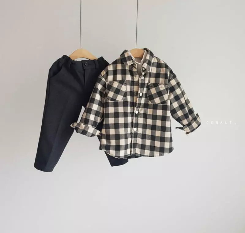 Cobalt - Korean Children Fashion - #littlefashionista - Fleece pants - 2