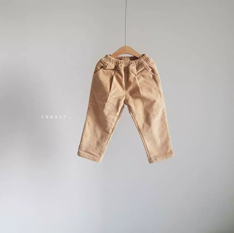 Cobalt - Korean Children Fashion - #magicofchildhood - Rib Fleece Pants - 3