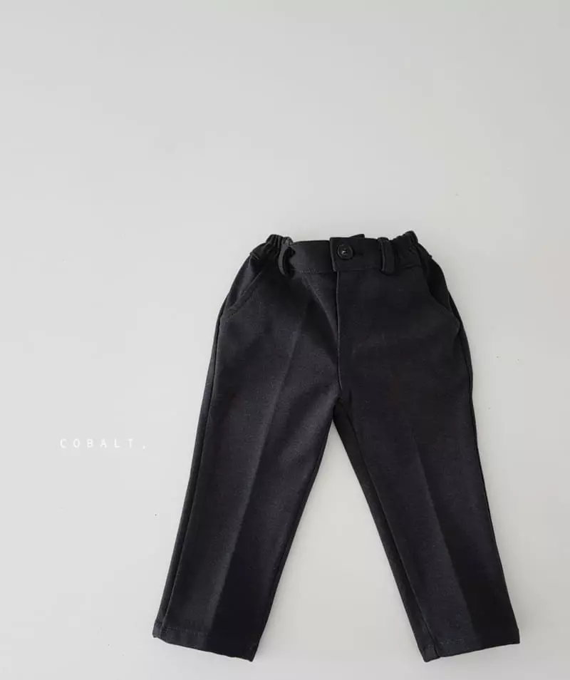 Cobalt - Korean Children Fashion - #magicofchildhood - Fleece pants - 3