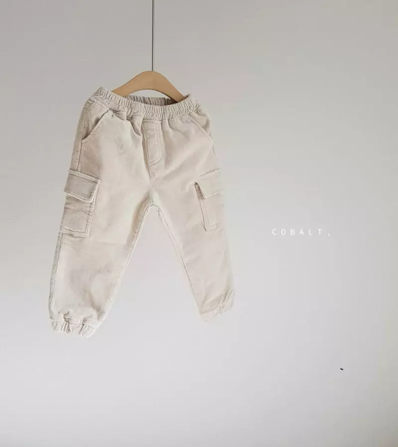Cobalt - Korean Children Fashion - #minifashionista - Rib Fleece Pants