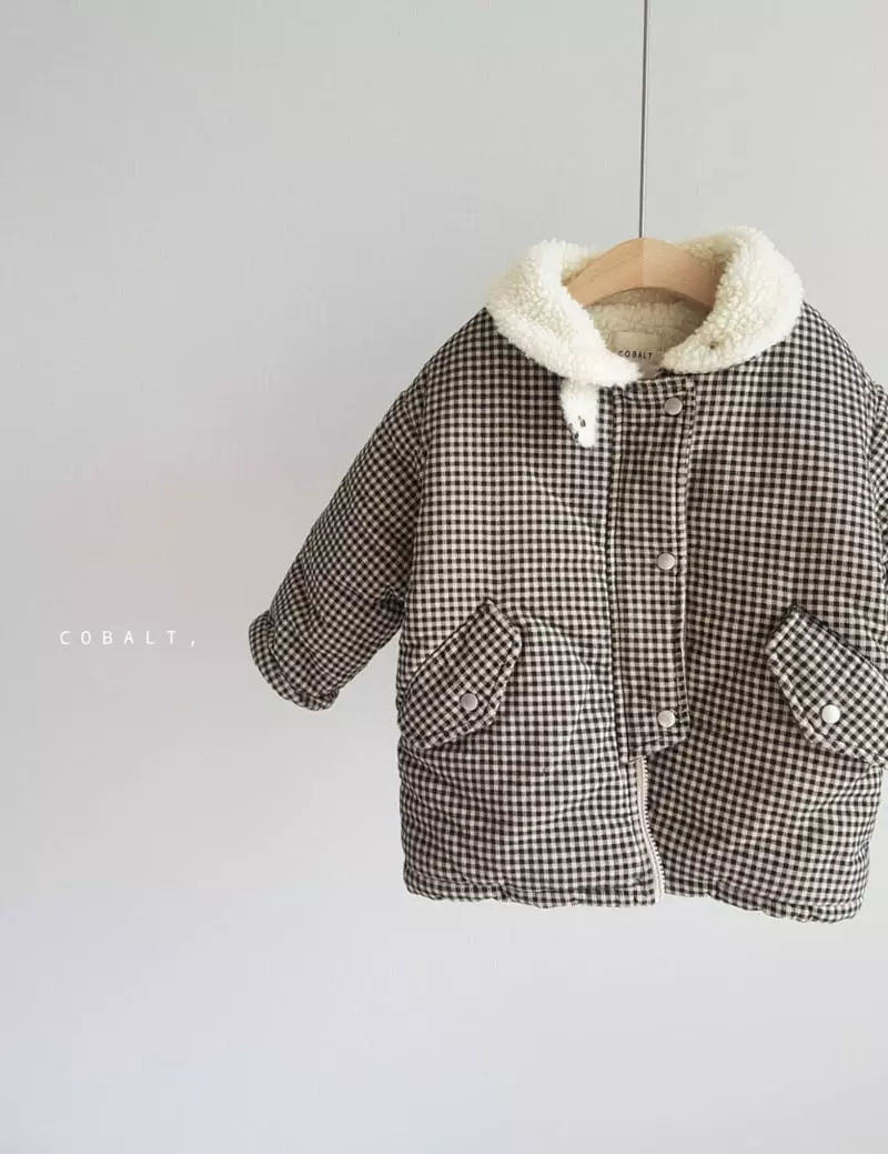 Cobalt - Korean Children Fashion - #prettylittlegirls - Rib Check Jacket - 2