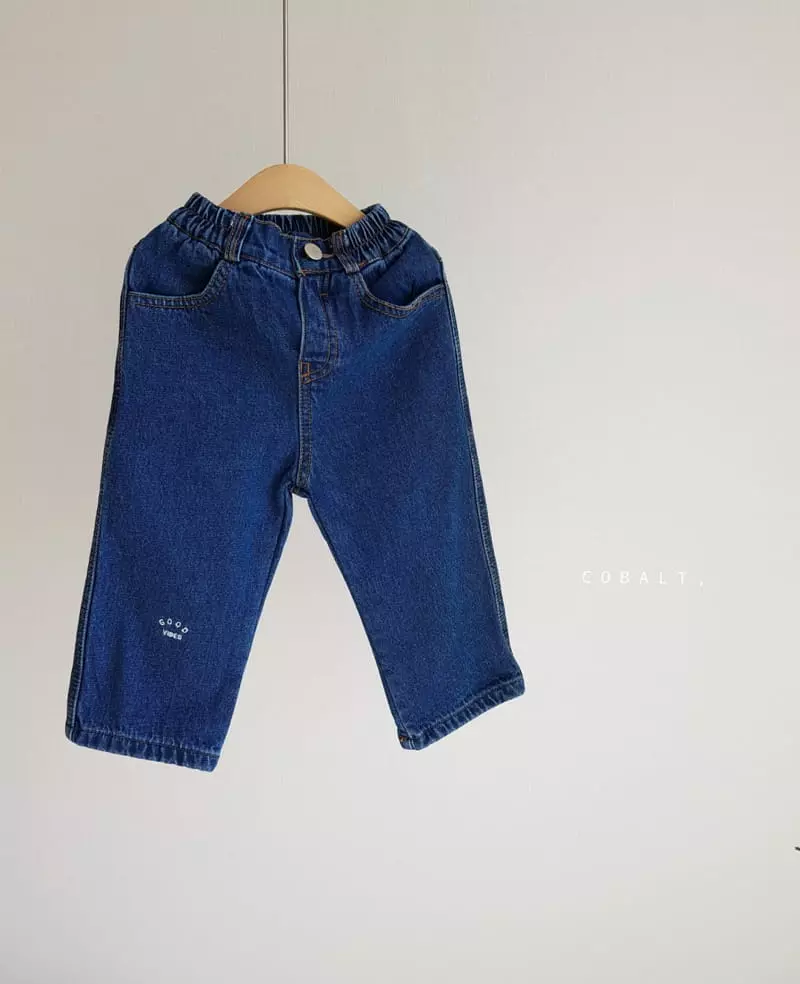 Cobalt - Korean Children Fashion - #todddlerfashion - Good Embrodiery Jeans - 10