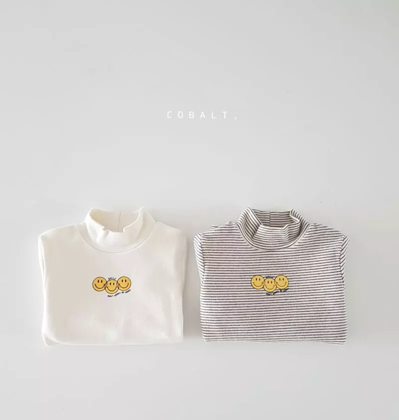 Cobalt - Korean Children Fashion - #todddlerfashion - Three Turtleneck Tee - 7