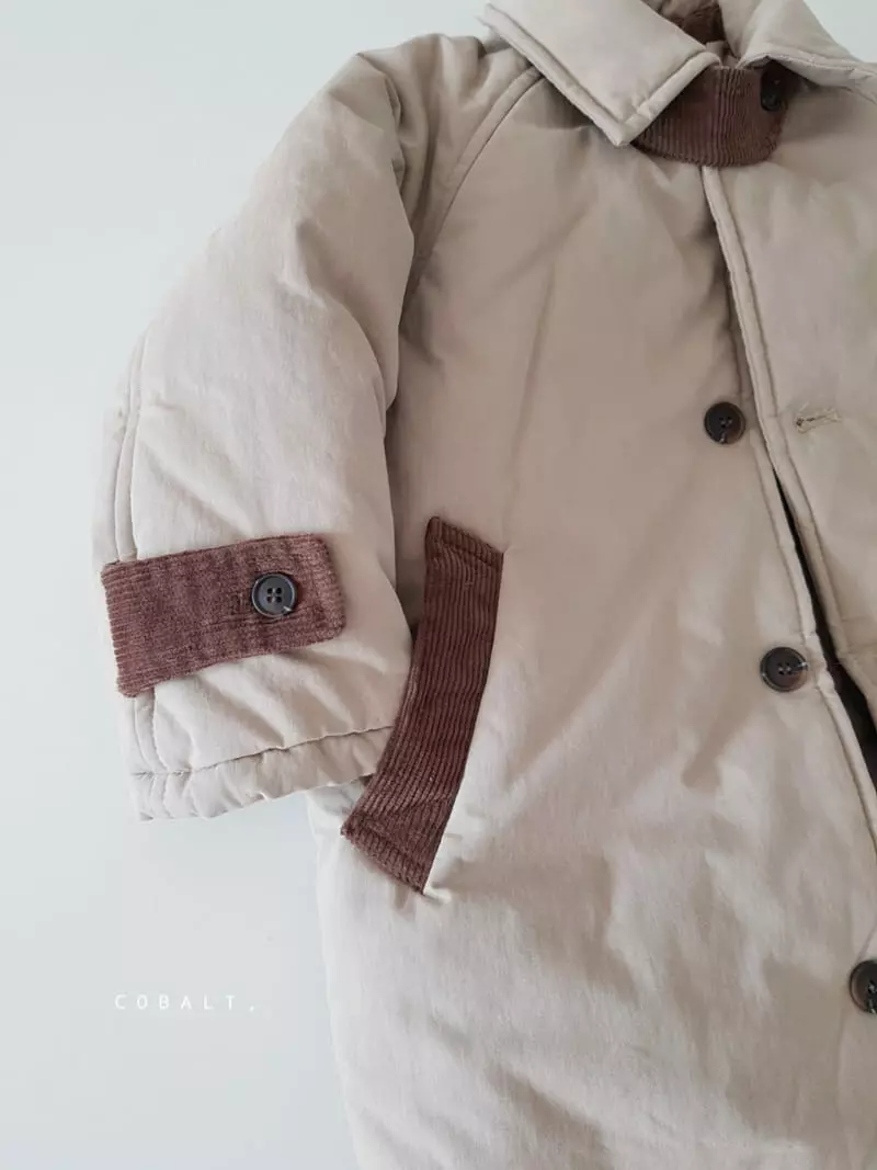 Cobalt - Korean Children Fashion - #todddlerfashion - Balmacan Padding - 5