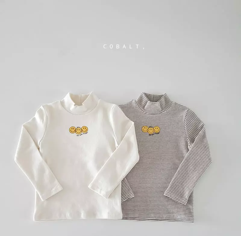 Cobalt - Korean Children Fashion - #toddlerclothing - Three Turtleneck Tee - 8