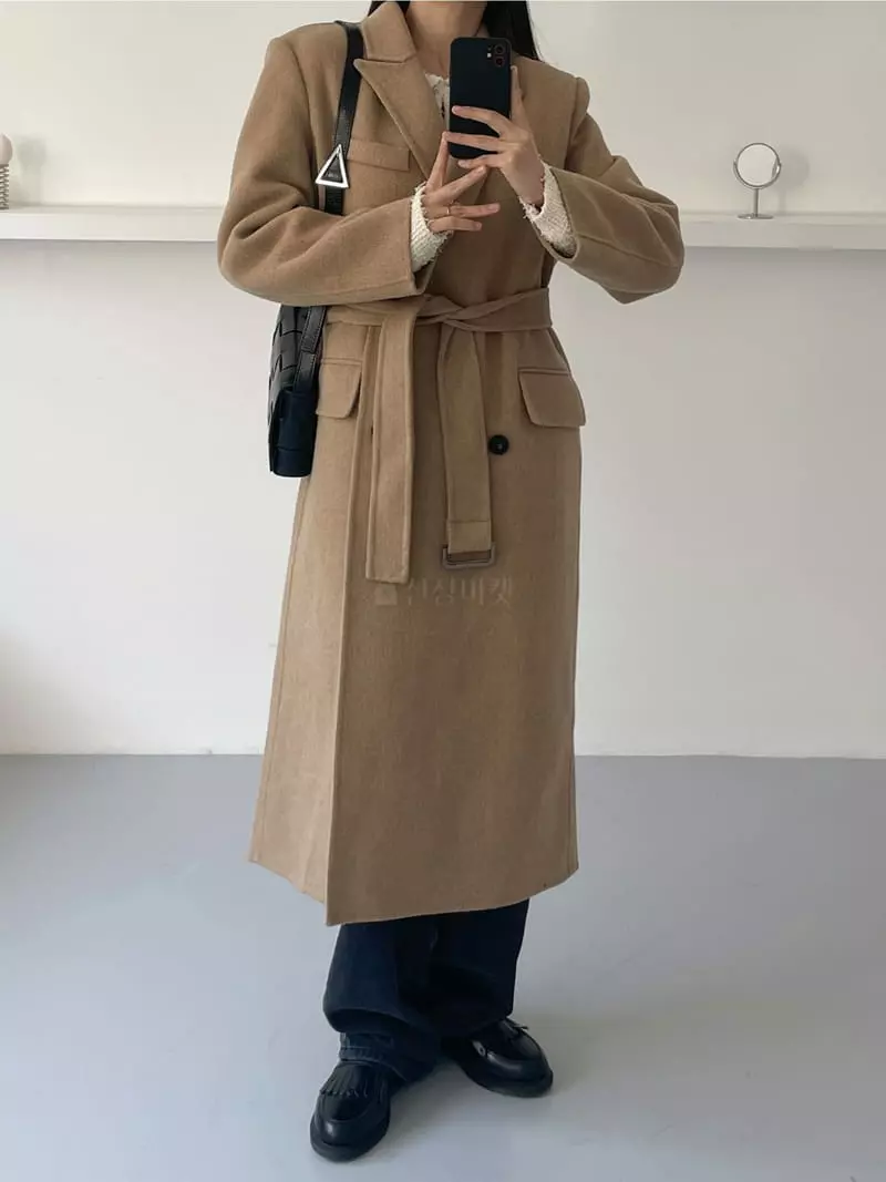 Cocoschon - Korean Women Fashion - #momslook - Milla Coat - 8