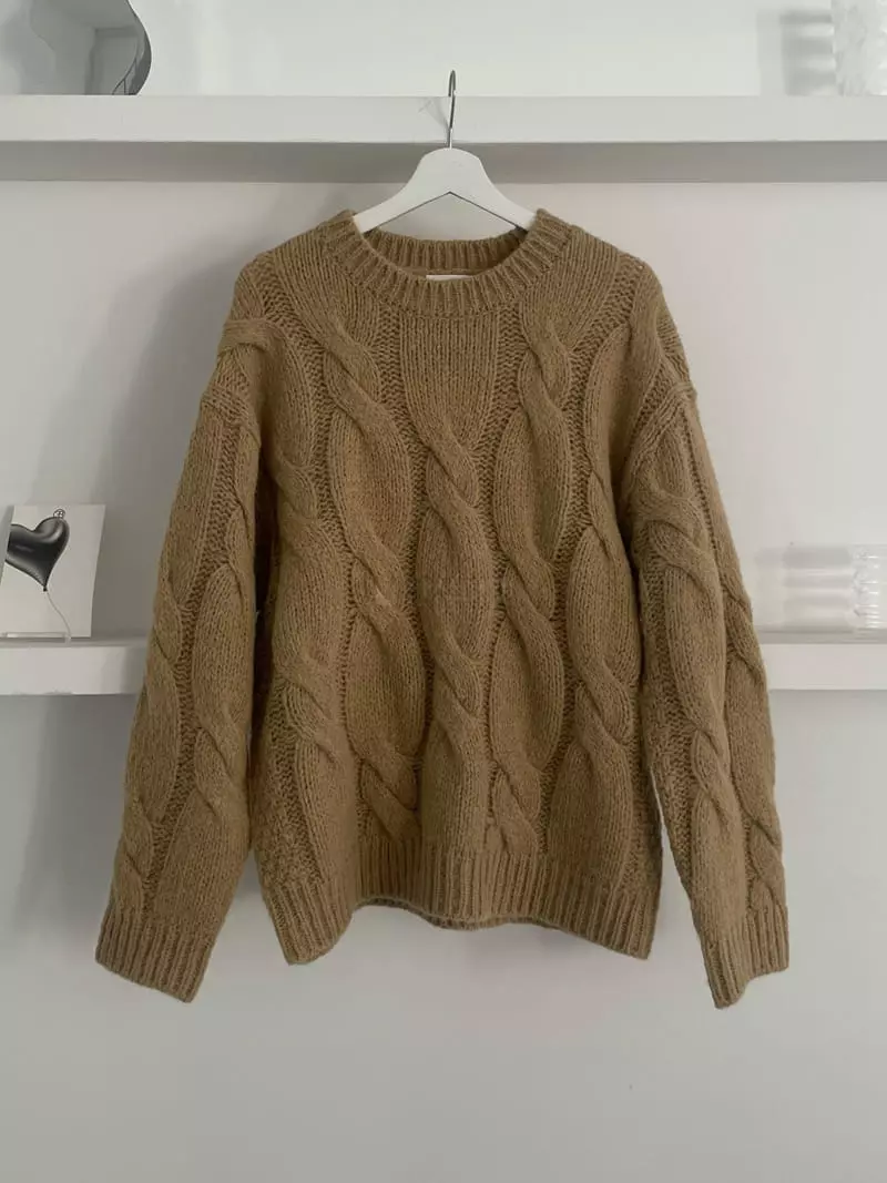 Cocoschon - Korean Women Fashion - #momslook - Marie Knit Tee - 11