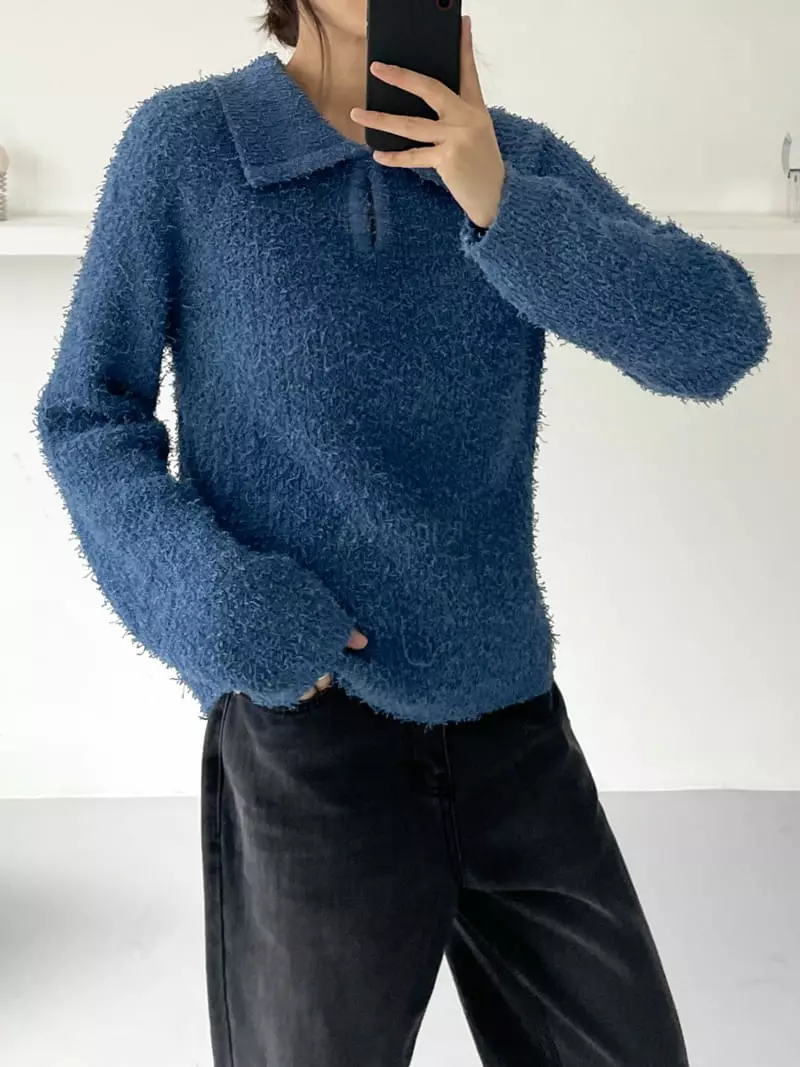 Cocoschon - Korean Women Fashion - #momslook - Ivy Knit Tee