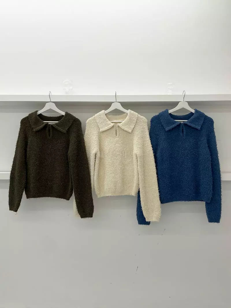 Cocoschon - Korean Women Fashion - #momslook - Ivy Knit Tee - 9