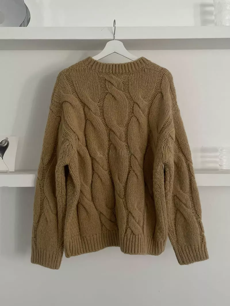 Cocoschon - Korean Women Fashion - #womensfashion - Marie Knit Tee - 12