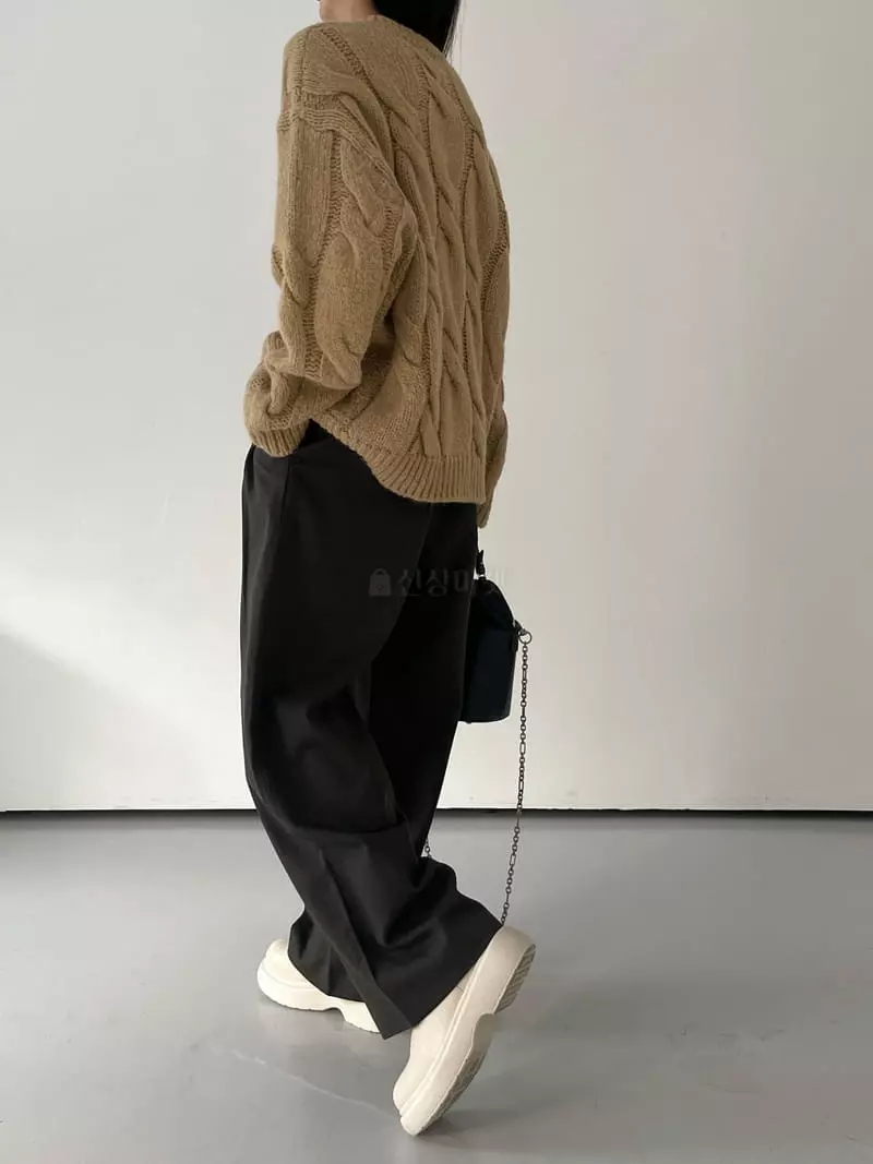 Cocoschon - Korean Women Fashion - #womensfashion - Marie Knit Tee - 2