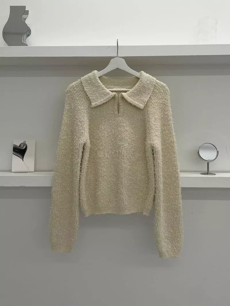 Cocoschon - Korean Women Fashion - #womensfashion - Ivy Knit Tee - 10