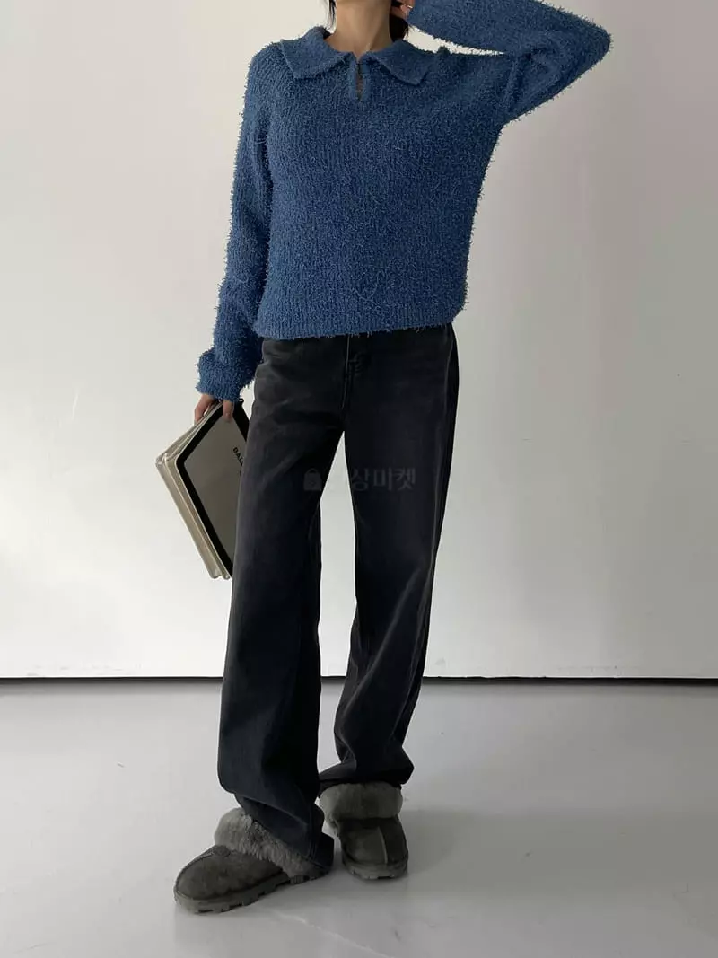 Cocoschon - Korean Women Fashion - #womensfashion - Ivy Knit Tee - 8