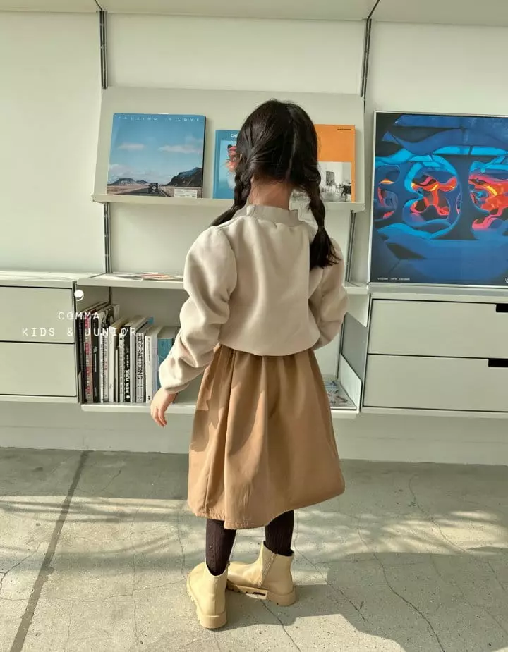 Comma - Korean Children Fashion - #Kfashion4kids - Shirring Paint Sweatshirt - 7